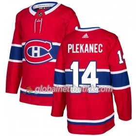 Montreal Canadiens Hockeydrakt Tomas Plekanec 14 2017-2018 Rød Adidas Authentic - Herre